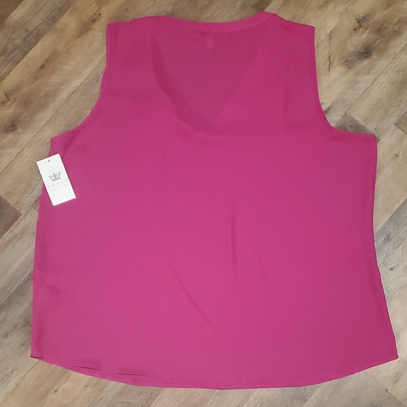 Chaus Women's Pink Sleeveless Blouse - Picture 5 of 5